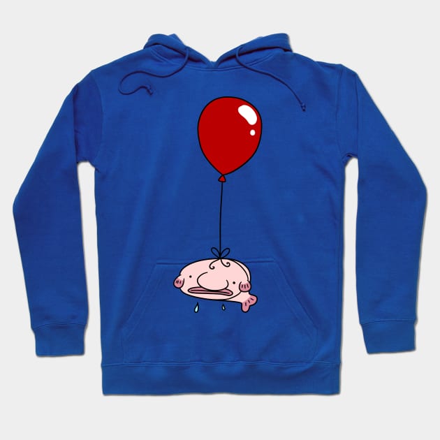 Balloon Blobfish Hoodie by saradaboru